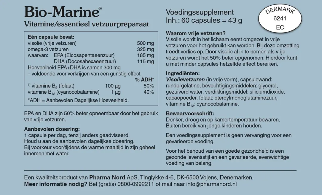 Bio-Marine Voedingssupl. Caps
