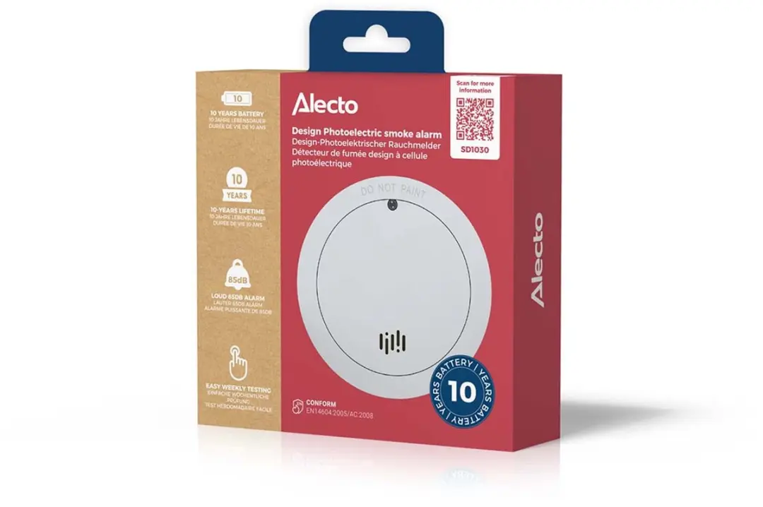Alecto SD1030 Rookmelder - 10 Jaar Batterij Wit - afbeelding 6 van 6