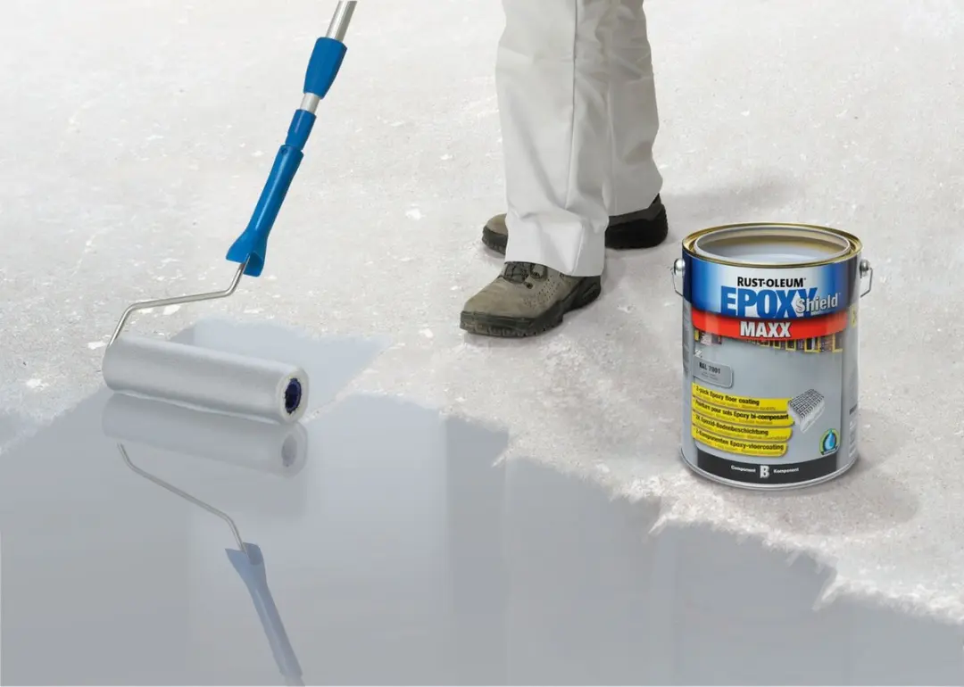 Rust-Oleum EPOXYSHIELD MAXX Epoxy Vloercoating 5L - Licht ivoor