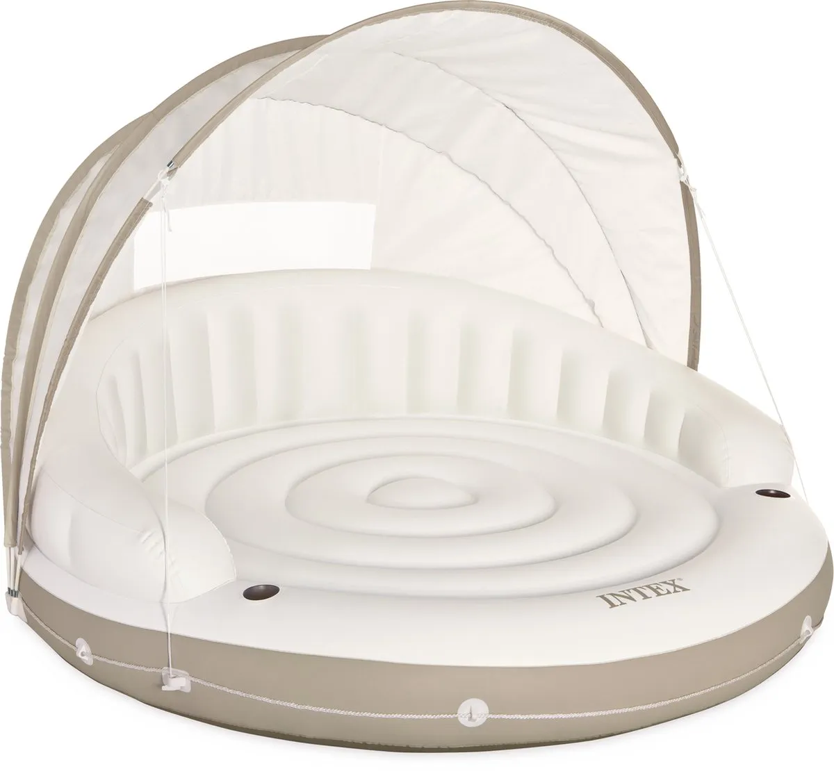 Intex Canopy Island - Wit/Bruin