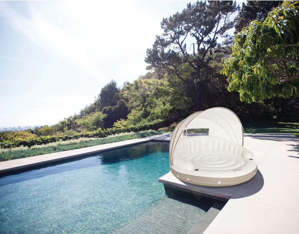 Intex Canopy Island - Wit/Bruin