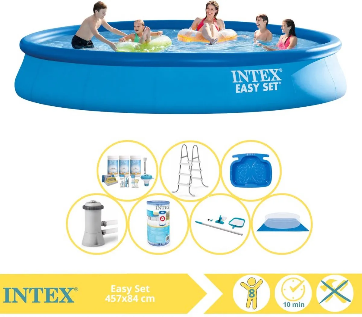 Intex Easy Set Zwembad 457x84cm