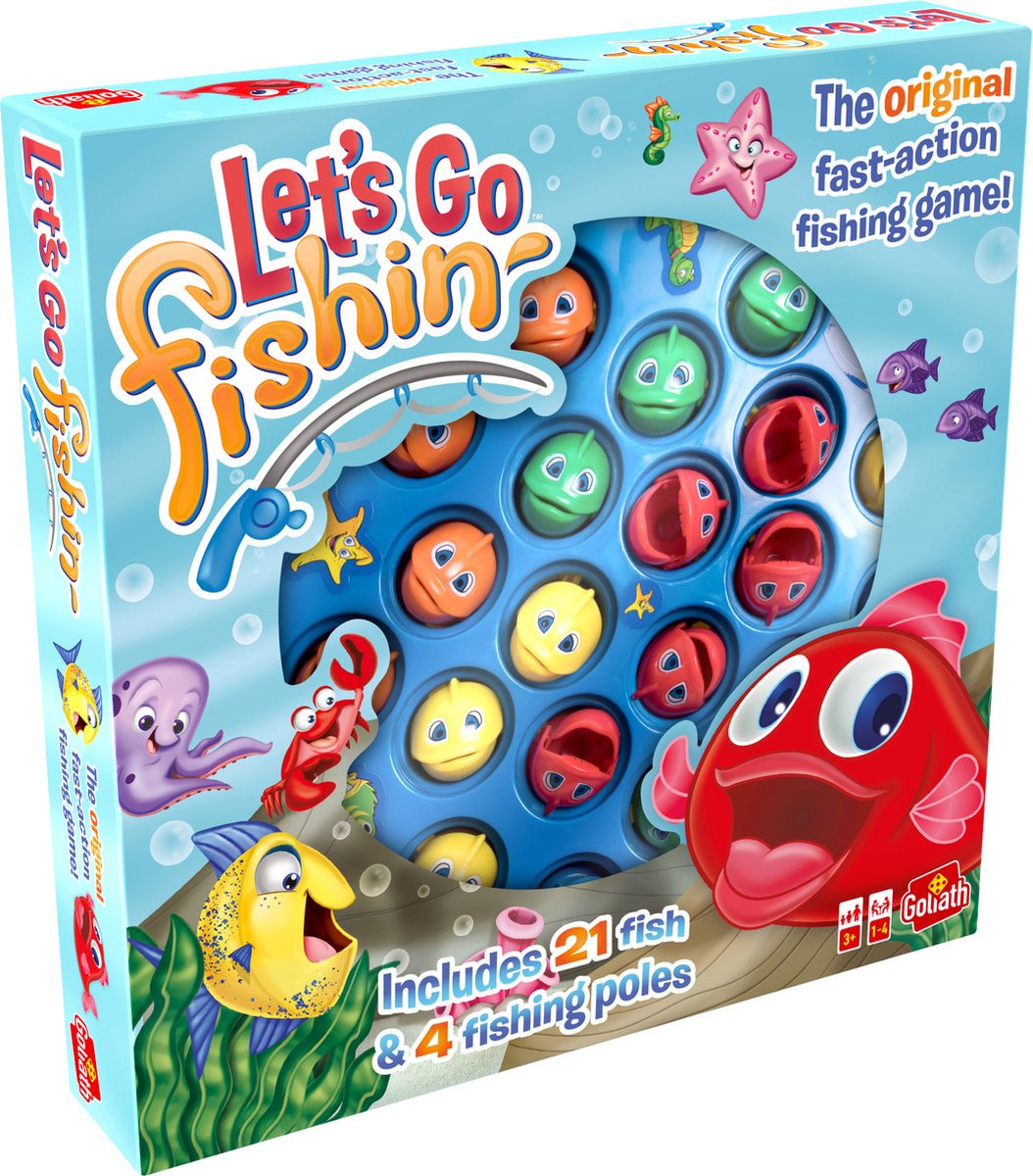 Goliath Let's Go Fishing Original (ML) - Actiespel - Hengelspel - Visspel - Vissen vangen