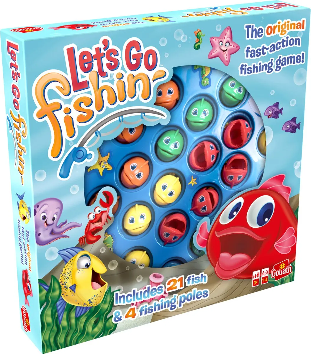 Goliath Let's Go Fishing Original ML Actiespel - 21 Vissen