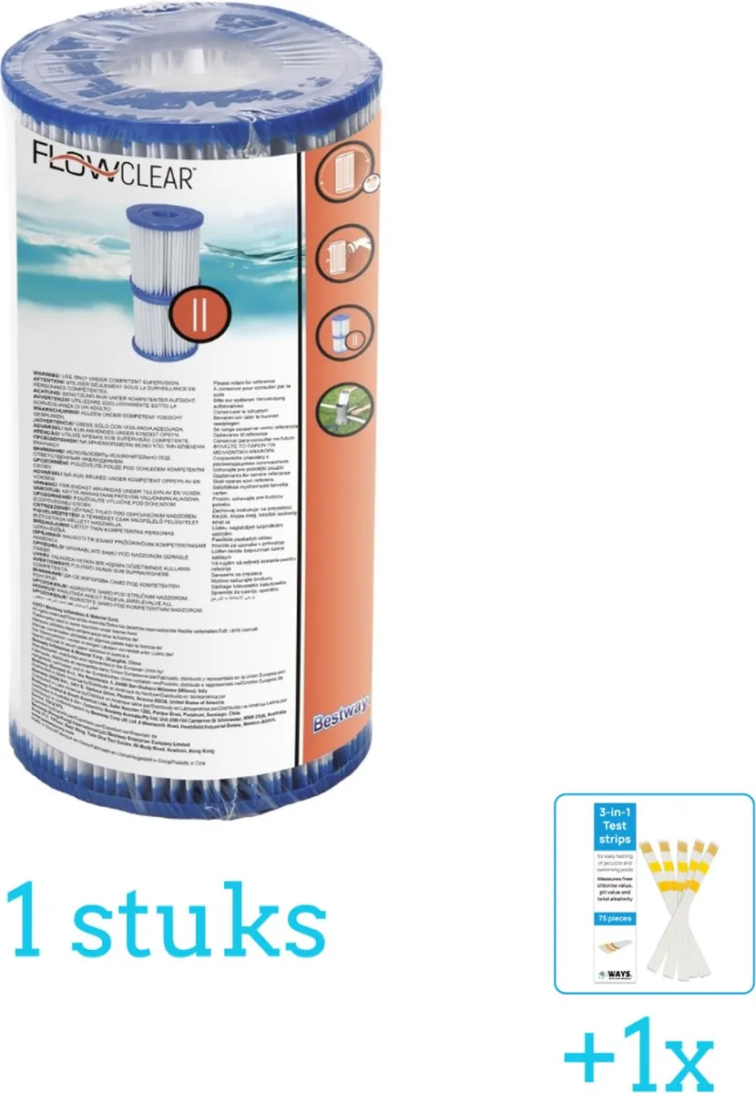 Bestway Flowclear Filterpatroon II 58094-Wit