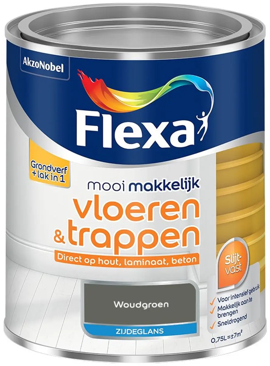 Flexa Mengverf Woudgroen 750ml