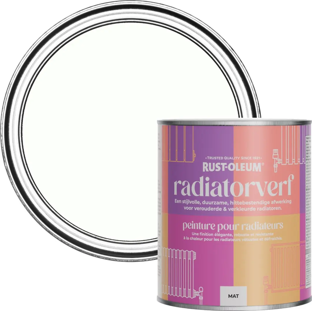 Rust-Oleum Witte Radiatorverf 750ml
