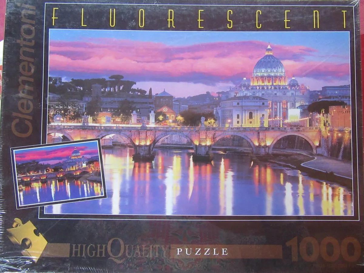 Clementoni Roma Fluorescent Puzzel 1000 Stuks
