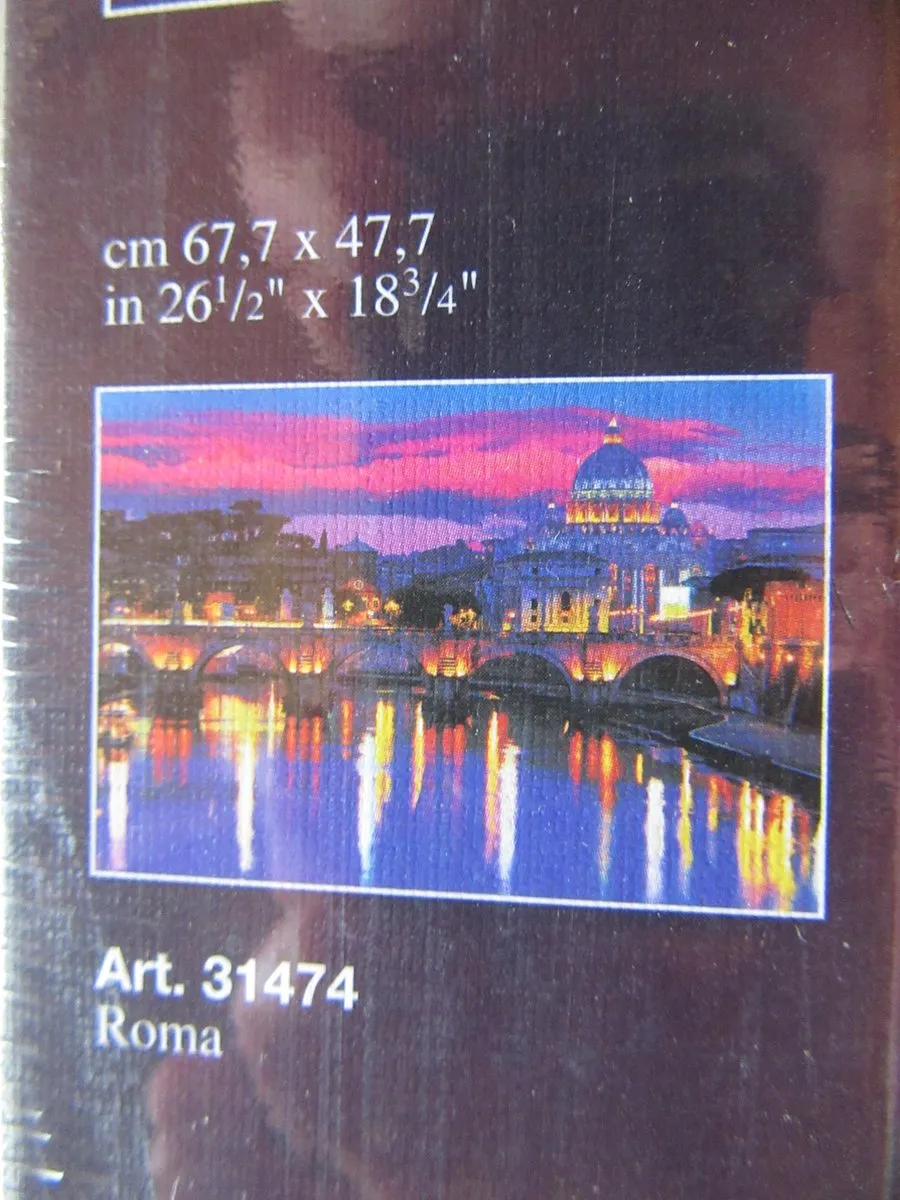 Clementoni Roma Fluorescent Puzzel 1000 Stuks - afbeelding 2 van 2