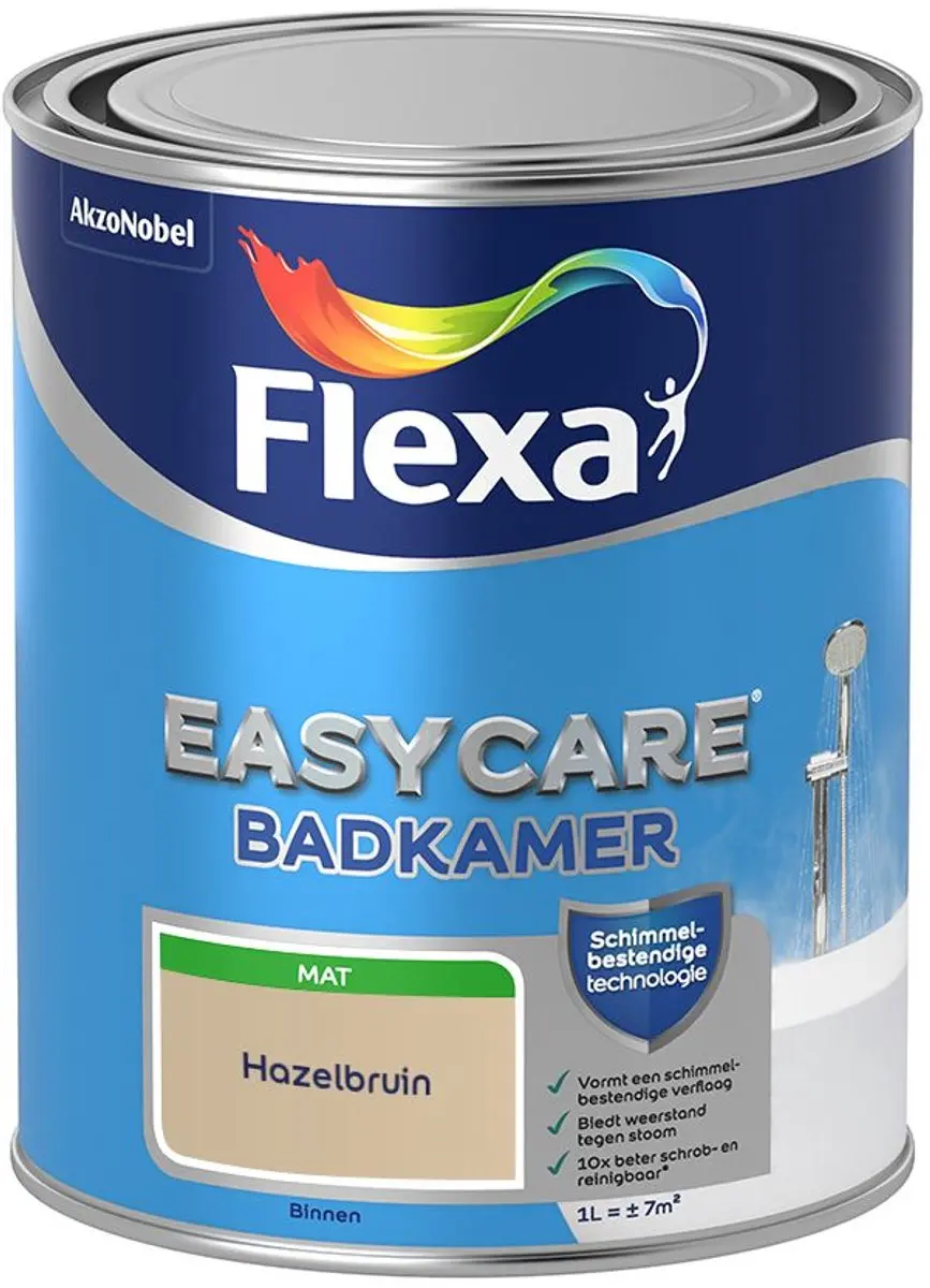 Flexa Easycare Badkamer Mengverf Hazelbruin 1L