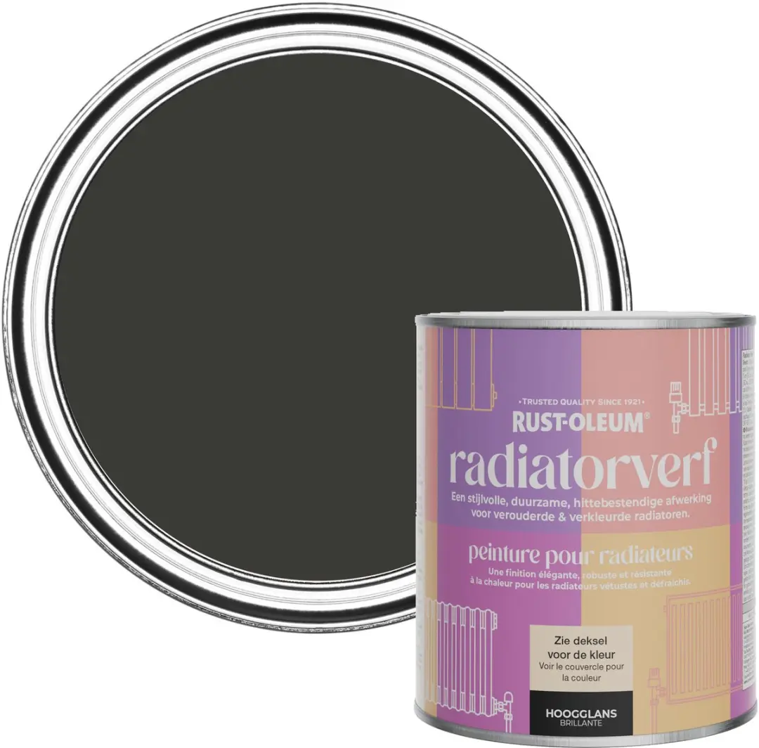Rust-Oleum Radiatorverf Hoogglans Mysterie 750ml