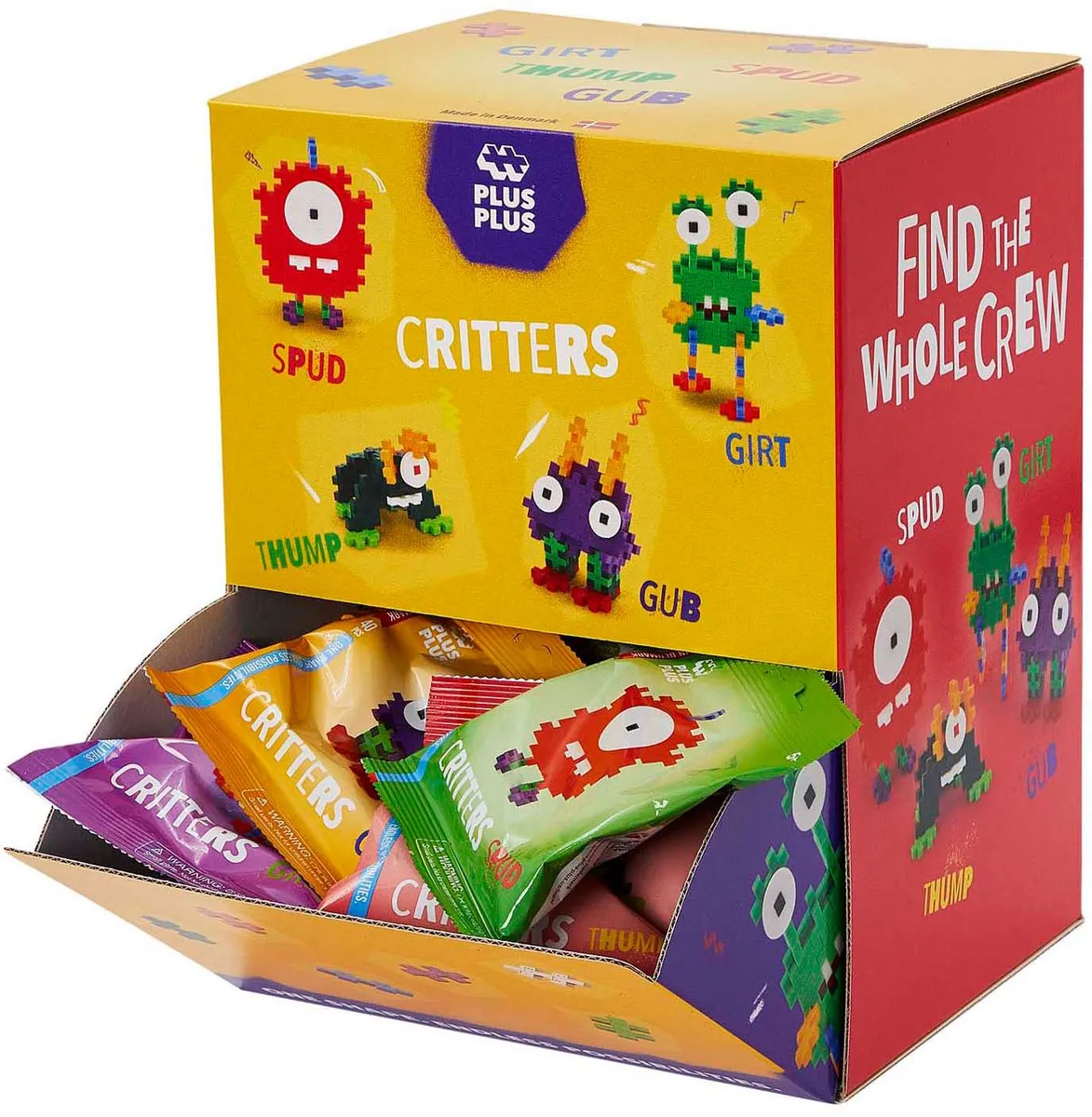 Plus-Plus Critters Bouwset 48 Stuks - Multi Kleuren
