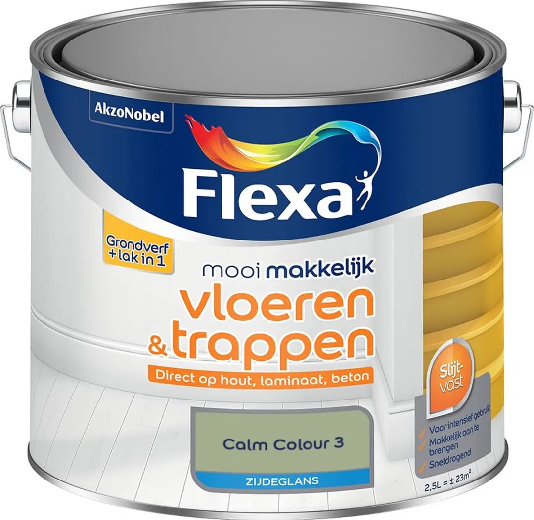 Flexa Mengverf Calm Colour 3 Zijdeglans 2,5L