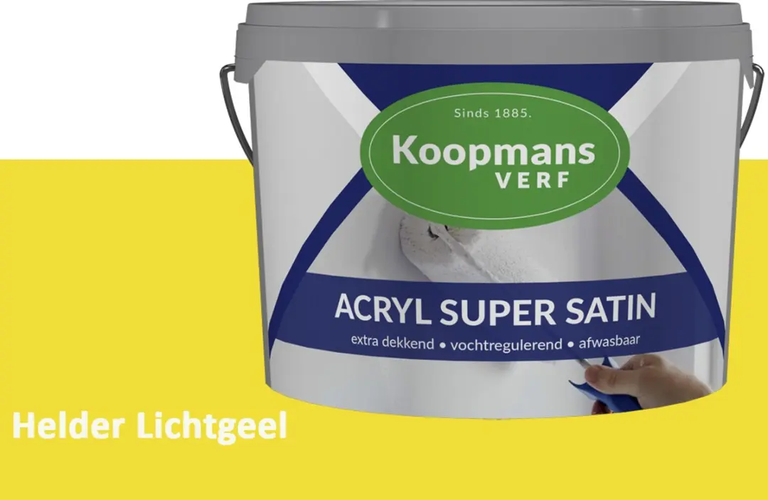 Koopmans Acryl Super Satin Zijdeglans Muurverf 10L