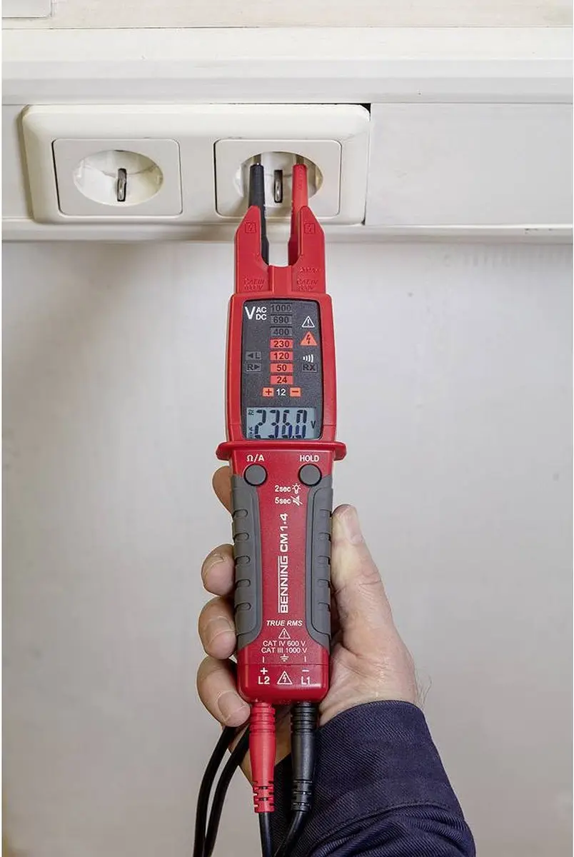 BENNING Stroomtang multimeter CM 1-4 0,1 A-200 A AC
