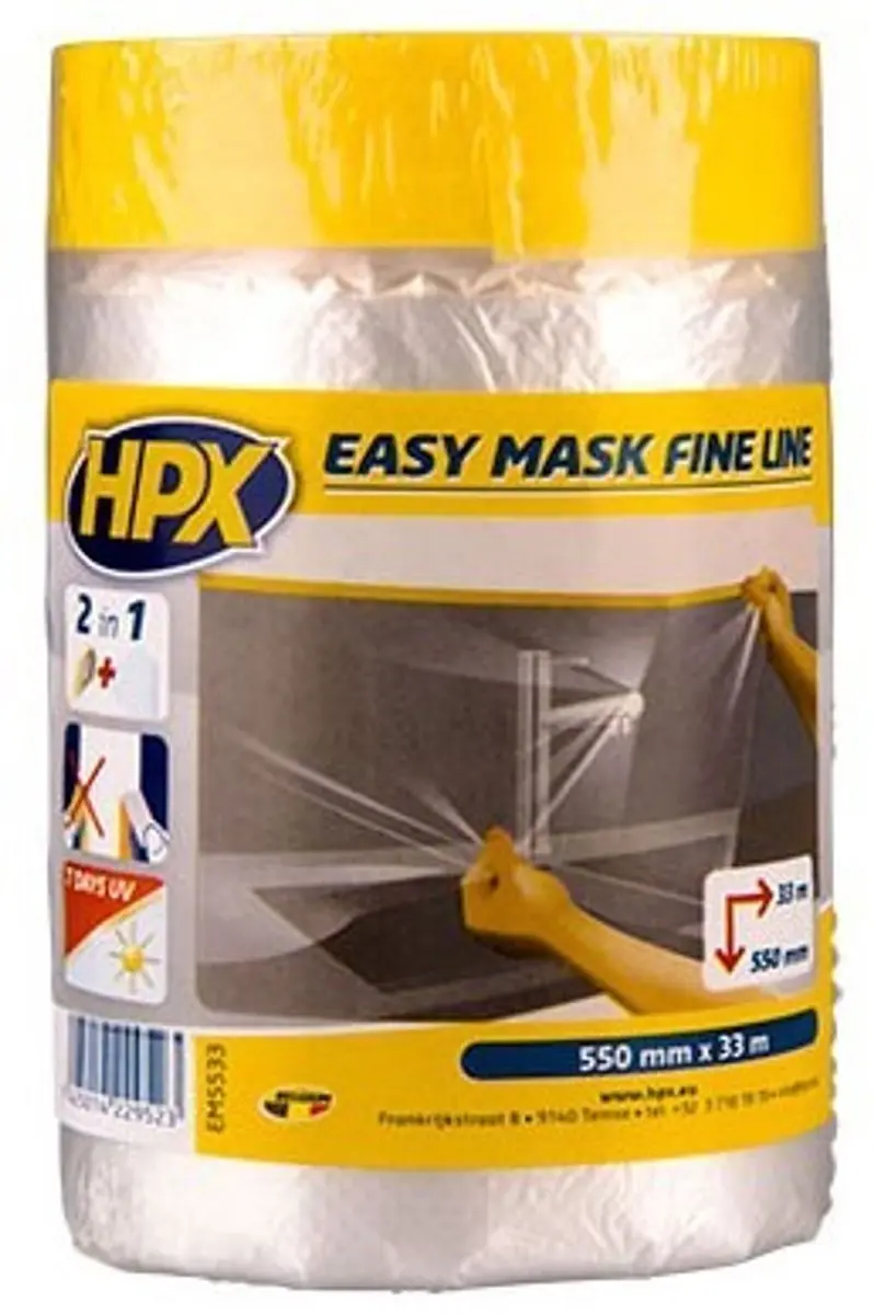 HPX Easy Mask Afdekfolie 55cm x 33m