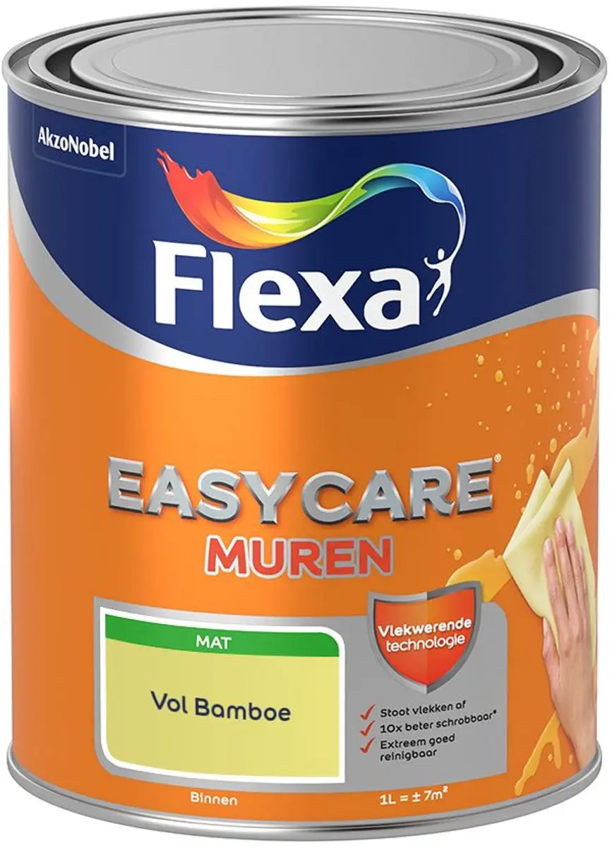 Flexa Easycare Muren Vol Bamboe Mengverf 1L