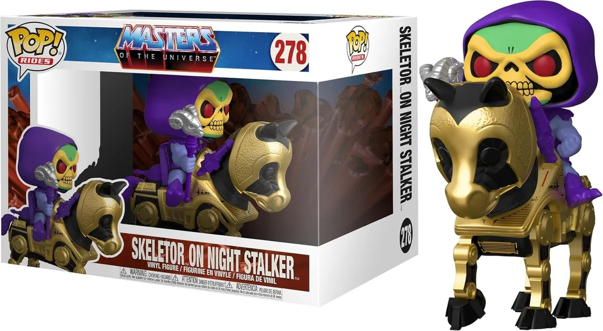 Funko POP! Masters of the Universe Skeletor met Night Stalker - Multicolor