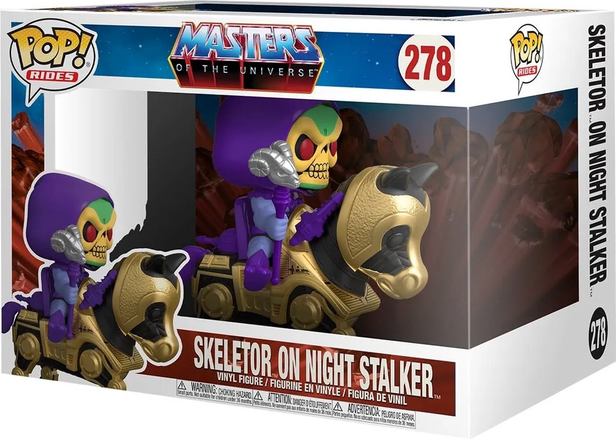 Funko POP! Masters of the Universe Skeletor met Night Stalker - Multicolor