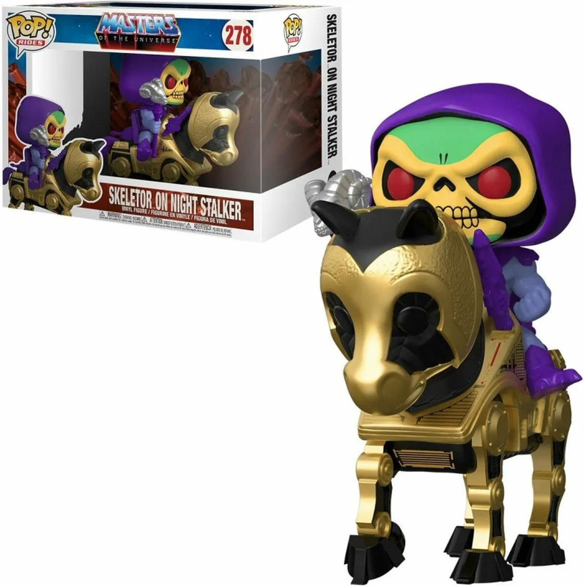 Funko POP! Masters of the Universe Skeletor met Night Stalker - Multicolor