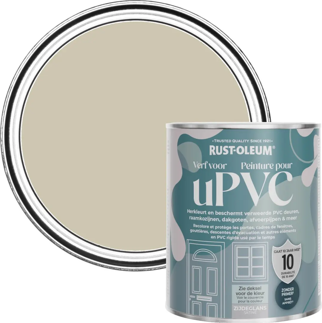 Rust-Oleum Beige Zijdeglans Verf PVC