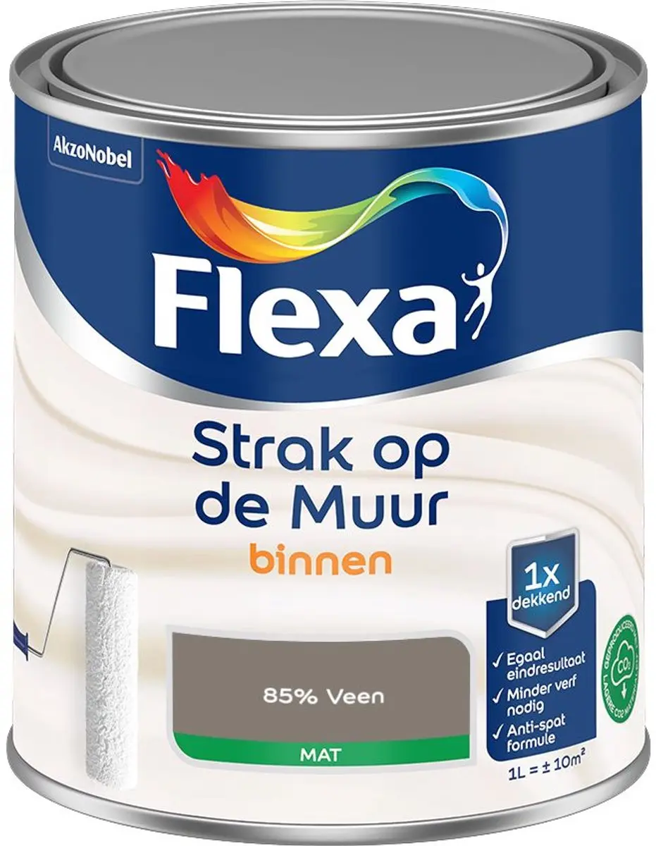 Flexa Strak Op De Muur Binnenmat Mengverf 85% Veen