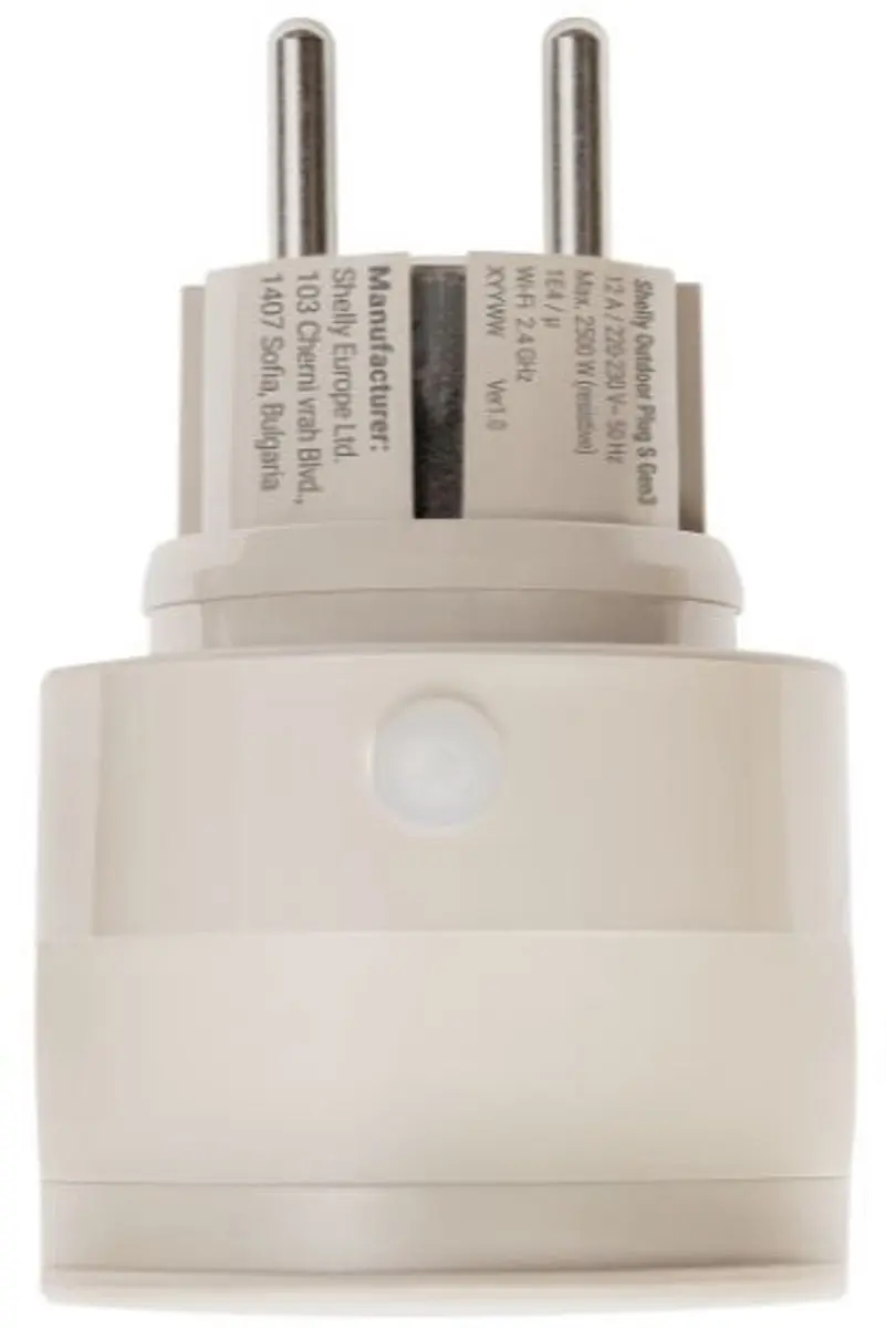 Shelly S3PL-20112EU Outdoor Plug Gen3 - Mocha