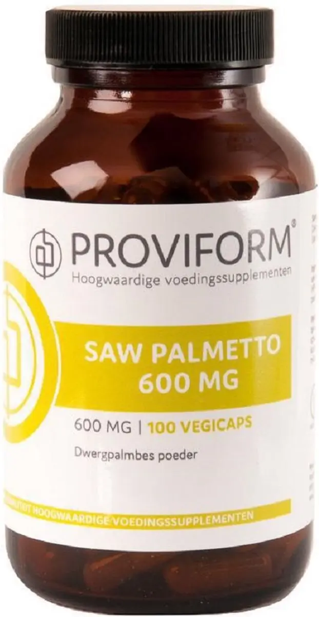 Proviform Saw Palmetto 600mg 100 Capsules