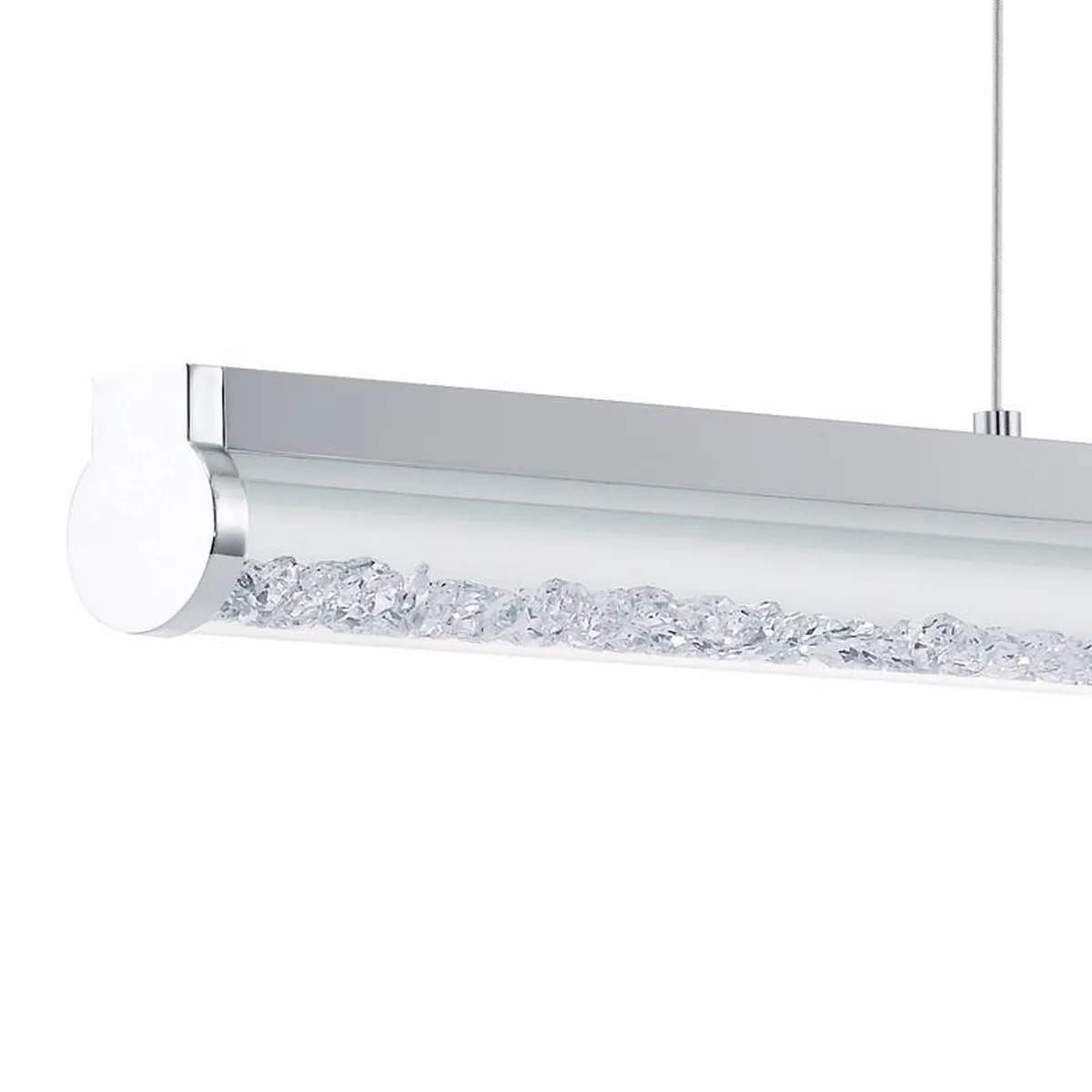 Eglo Trevelo Hanglamp LED 765mm - Chroom/Wit - afbeelding 2 van 3