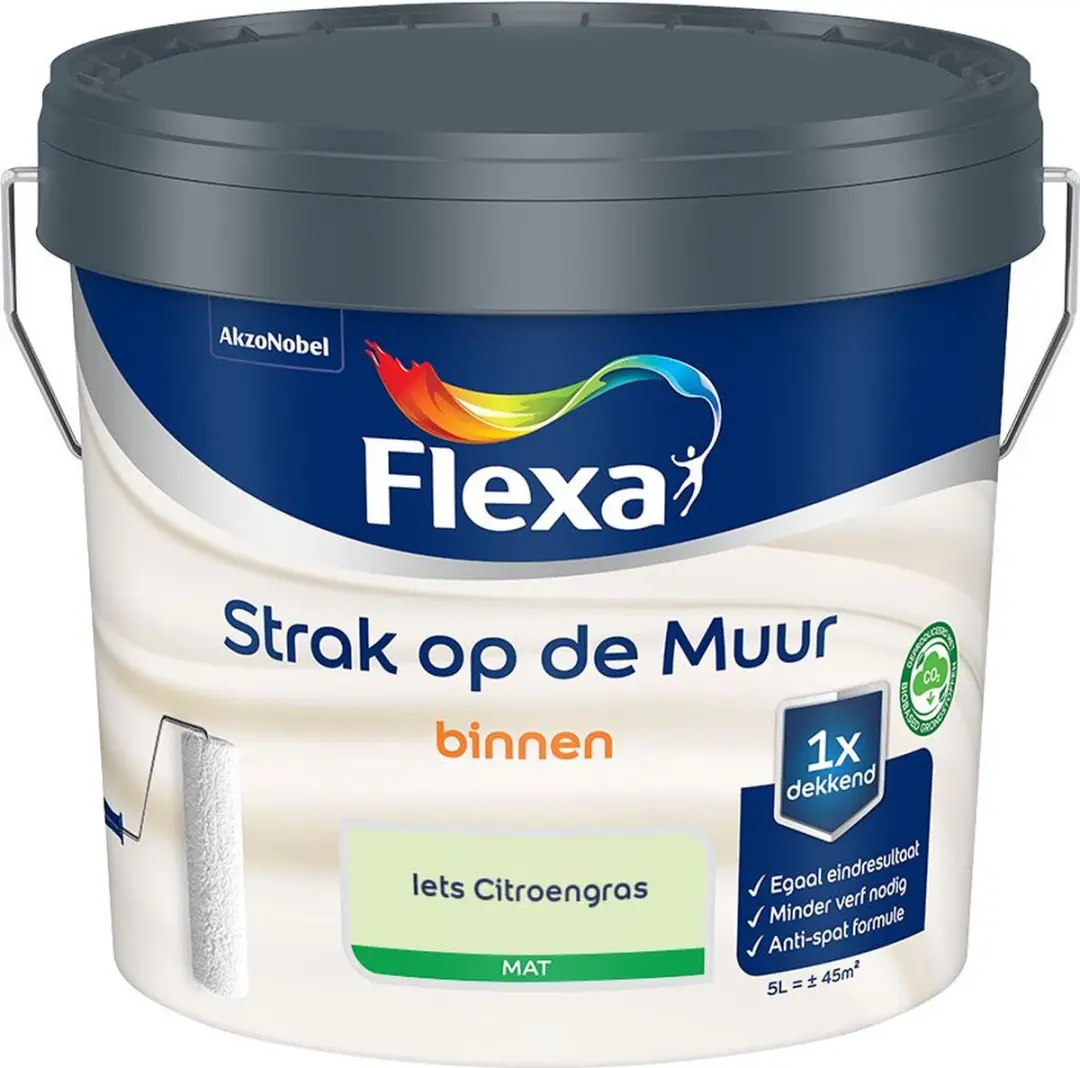 Flexa Strak Op De Muur Binnen Mat Mengverf 5L