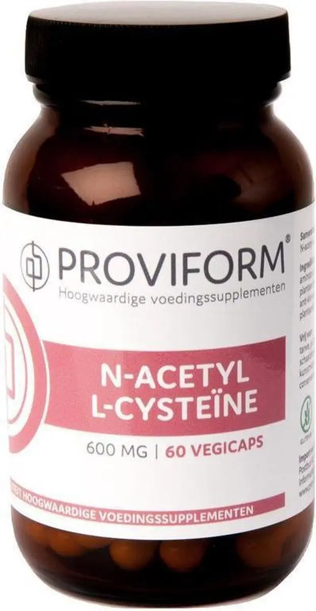 Proviform N-Acetyl L-Cysteine 600mg 60 Vegetarische Capsules
