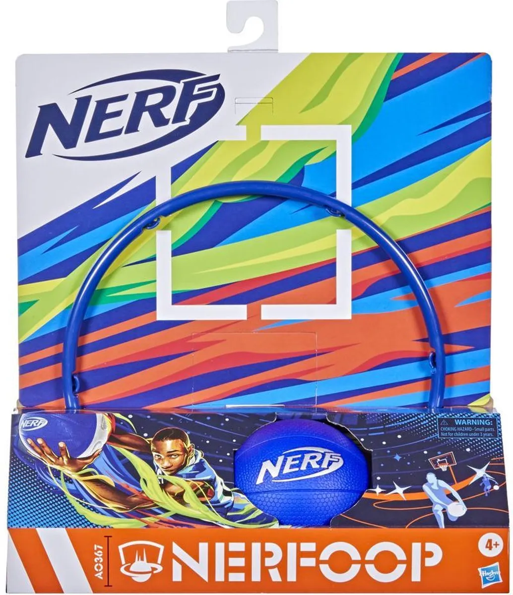 Nerf Nerfoop Classic Mini Foam Basketball - Blauw