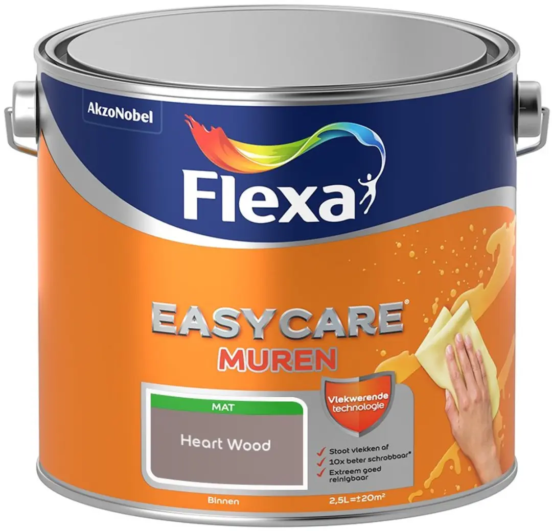 Flexa Easycare Muren Heart Wood Mengverf 2,5L