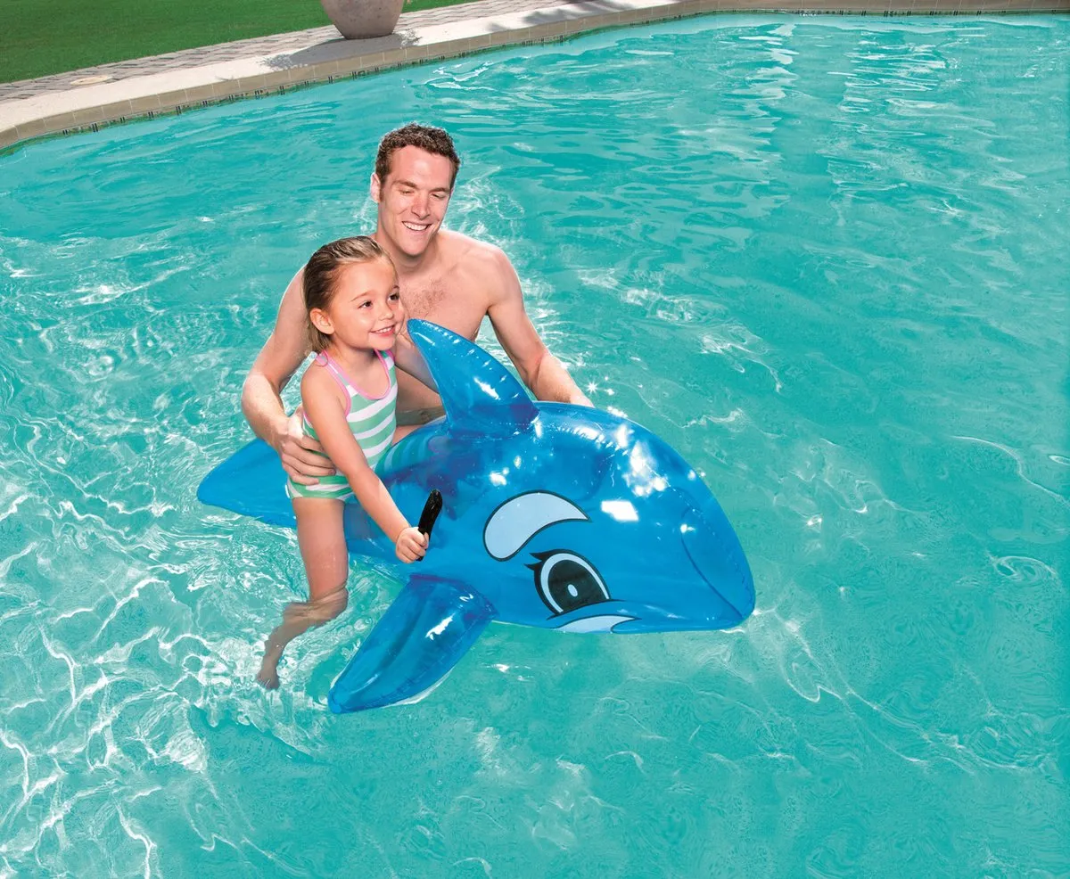 Bestway Opblaasfiguur - Blauw/Lichtblauw