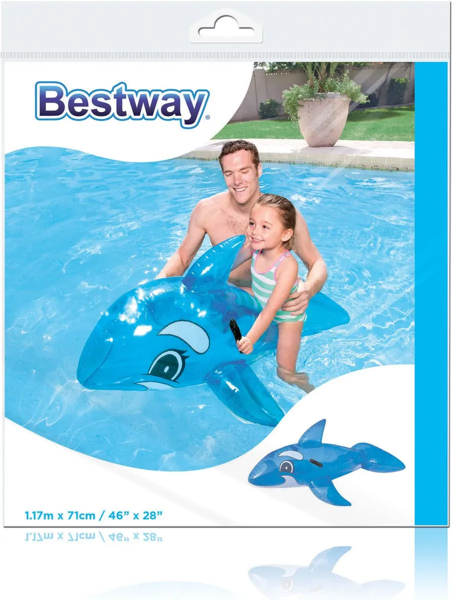 Bestway Opblaasfiguur - Blauw/Lichtblauw