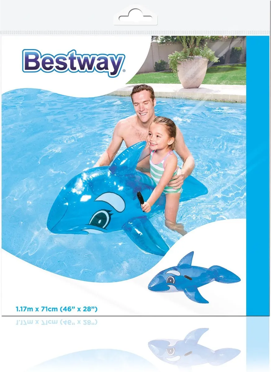 Bestway Opblaasfiguur - Blauw/Lichtblauw