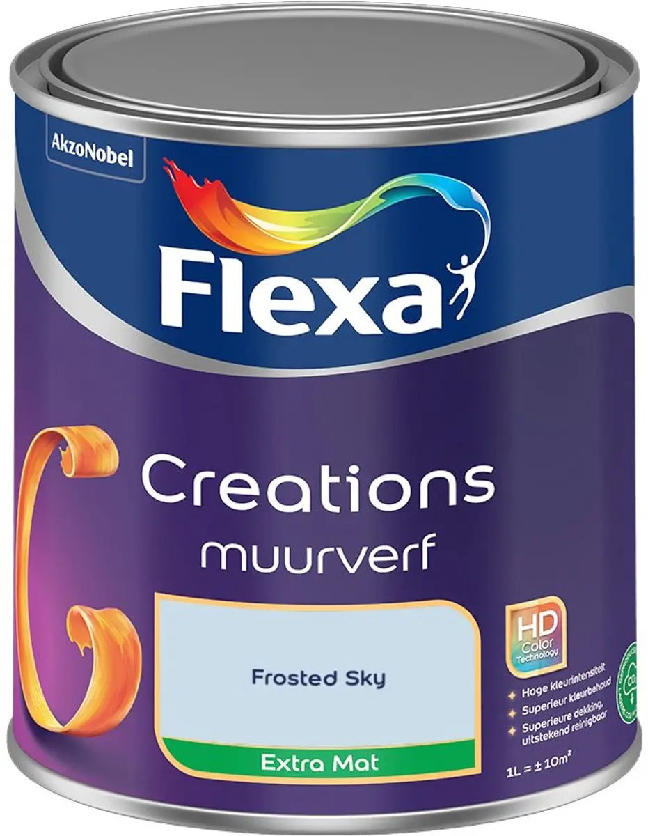 Flexa Creations Muurverf Extra Mat Frosted Sky