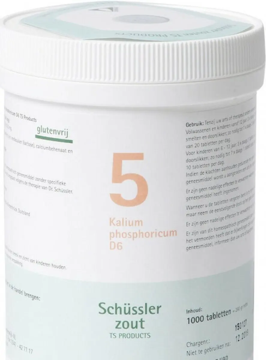 Pfluger Schüssler Zout nr 5 Kalium Phosphoricum D6 - 200g