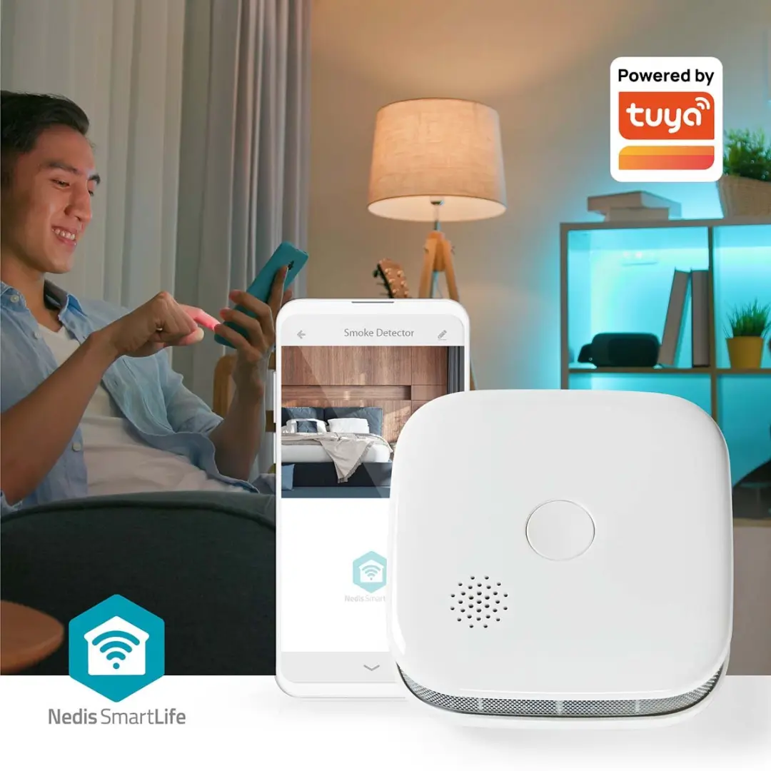Nedis SmartLife Rookmelder 10 Jaar Sensor - 85dB Wit