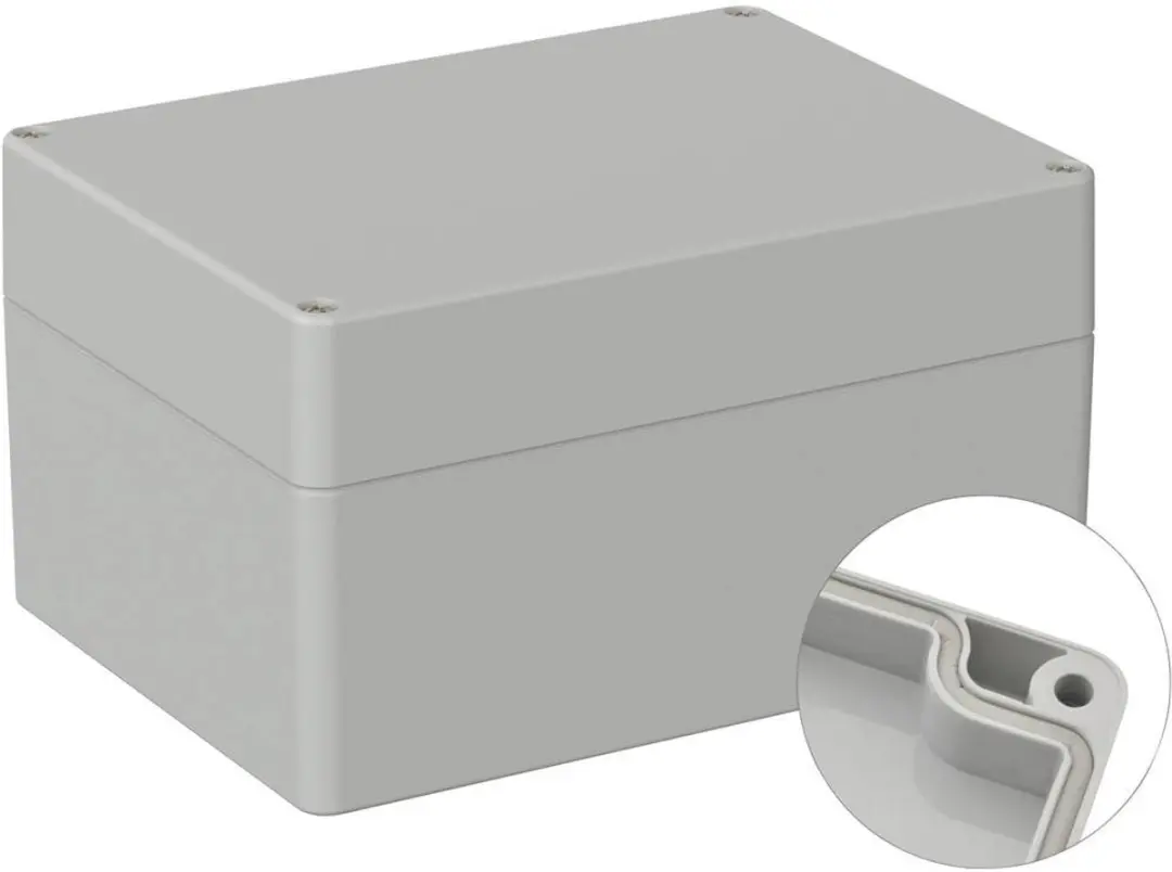 Tru Components TC-9065676 Industriële Behuizing 160x120x90mm - Grijs-wit