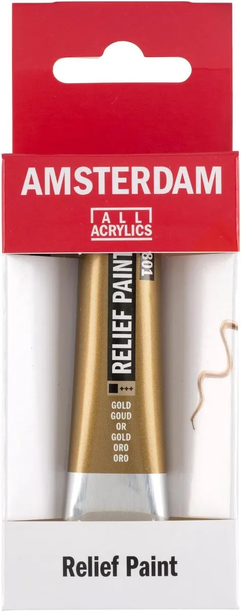 Royal Talens Relief Paint 801 Goud 20ml