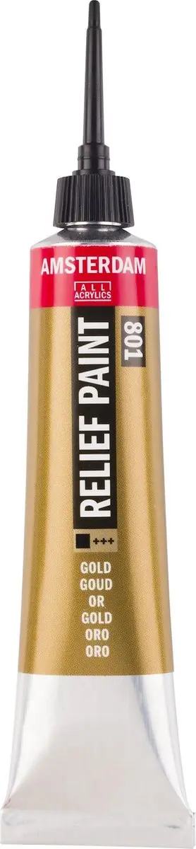 Royal Talens Relief Paint 801 Goud 20ml