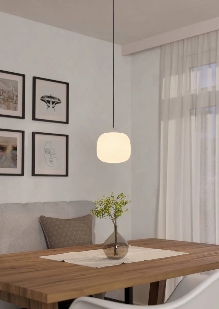 Eglo Cominio Hanglamp Ø18,5cm - Zandkleur/Taupe - afbeelding 6 van 6