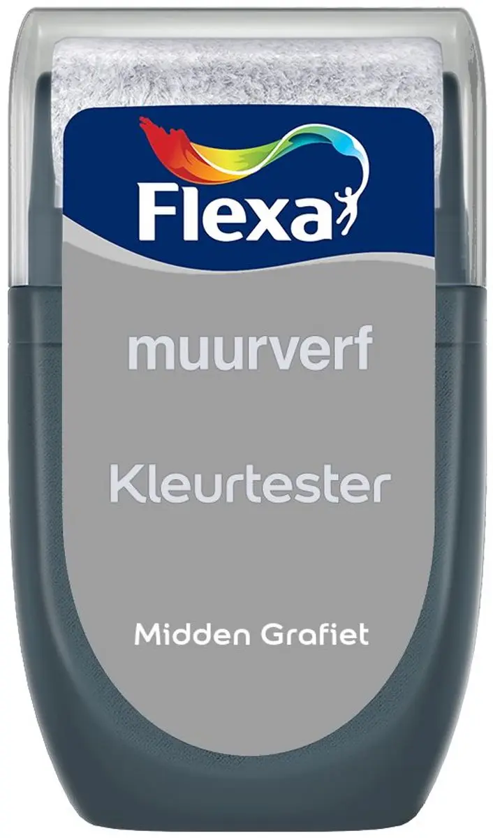 Flexa Kleurtester Muurverf Midden Grafiet 30ml