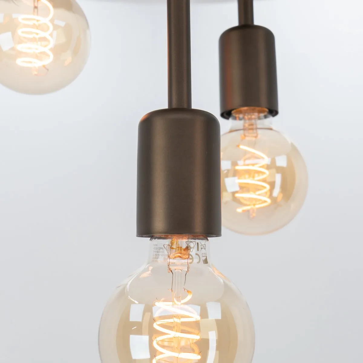 Eglo Wilmcote Plafondlamp E27 - 3 Lichtpunten - Ø28cm Brons