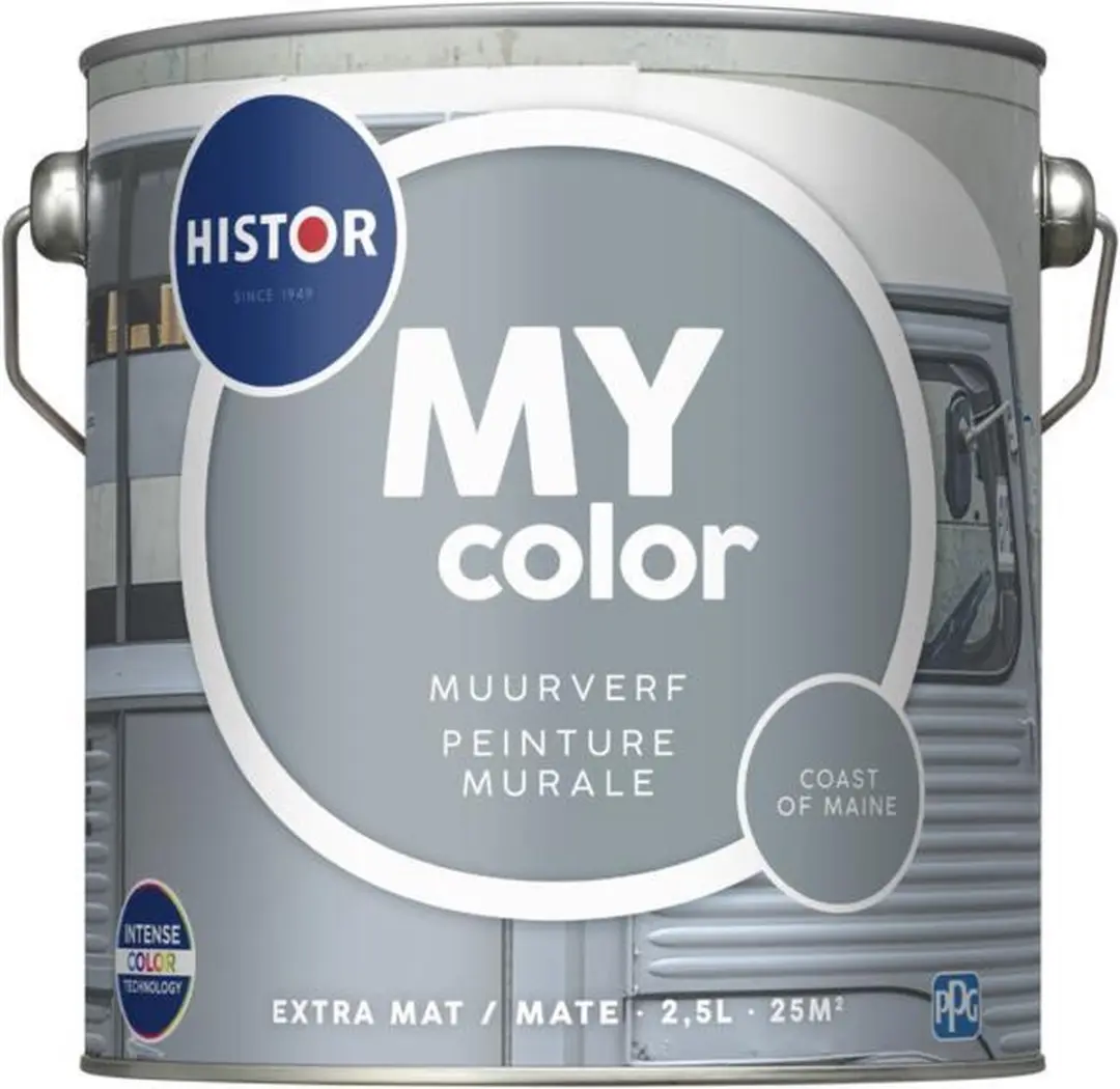 Histor My Color Muurverf Extra Mat 2.5L Coast Of Maine