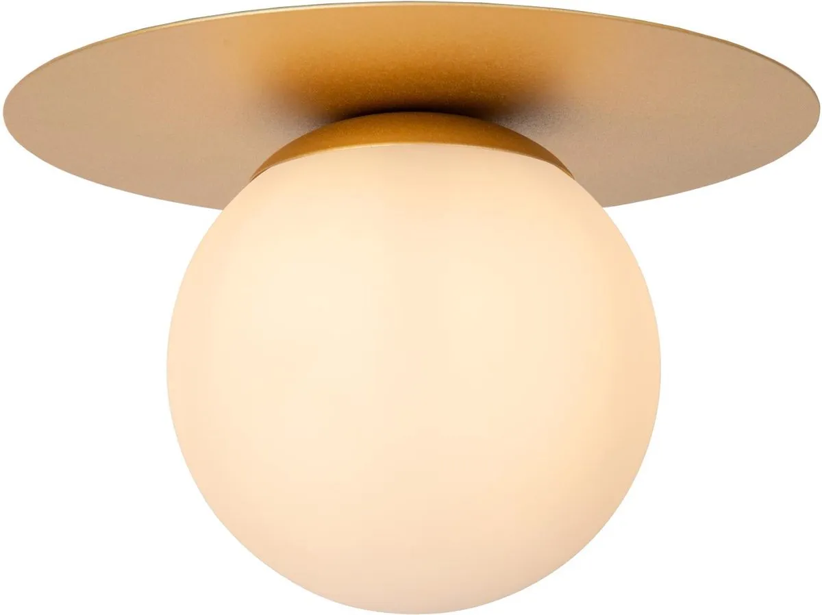Lucide Tricia Plafondlamp Ø25cm Mat Goud/Messing