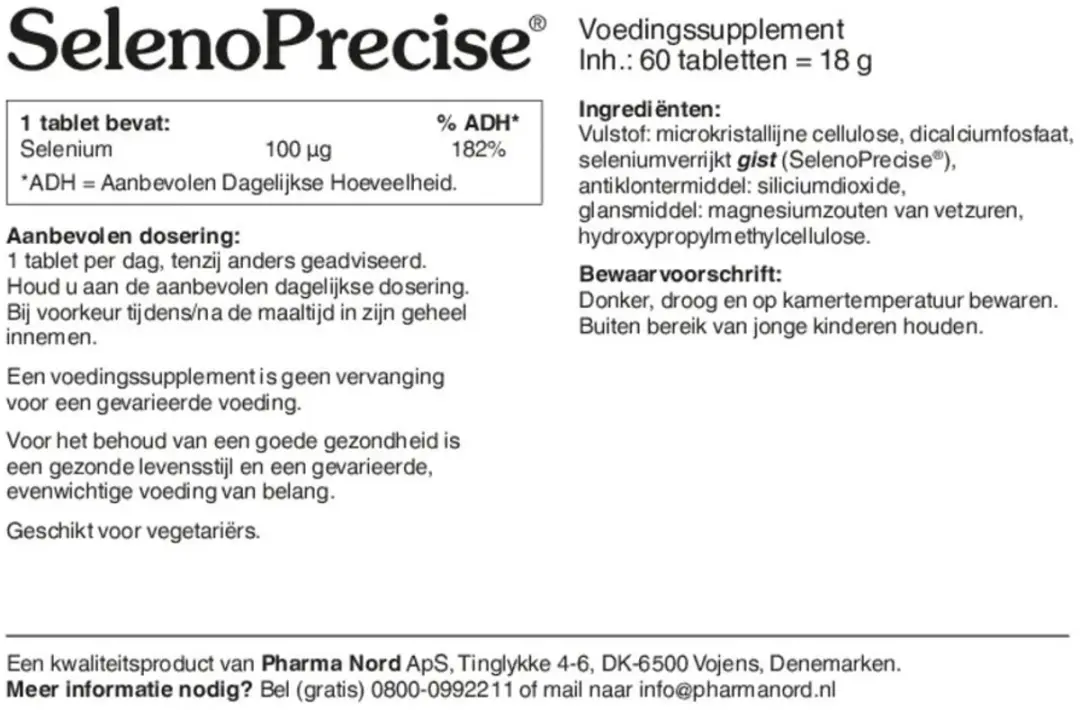 Pharma Nord Selenoprecise - 60 tabletten