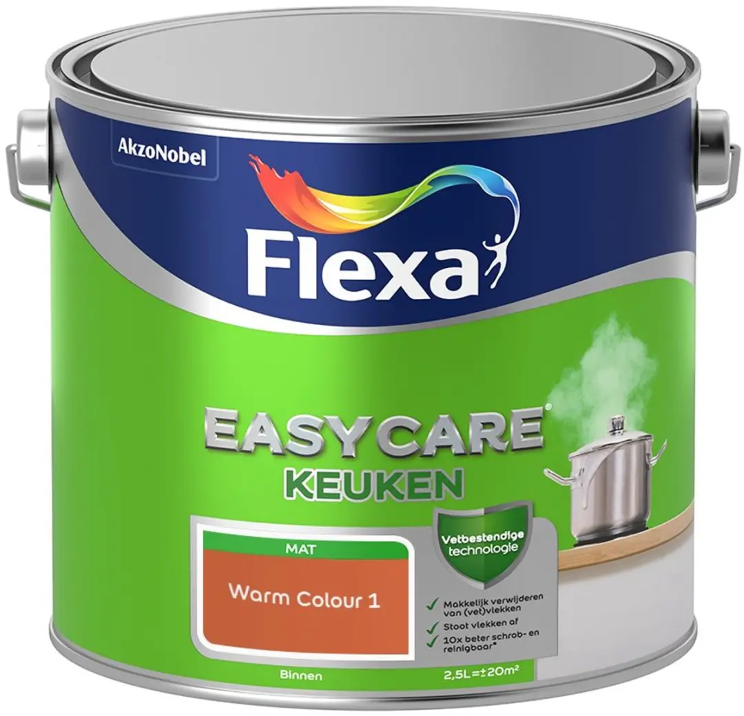 Flexa Easycare Keuken Mengverf Warm Colour 1