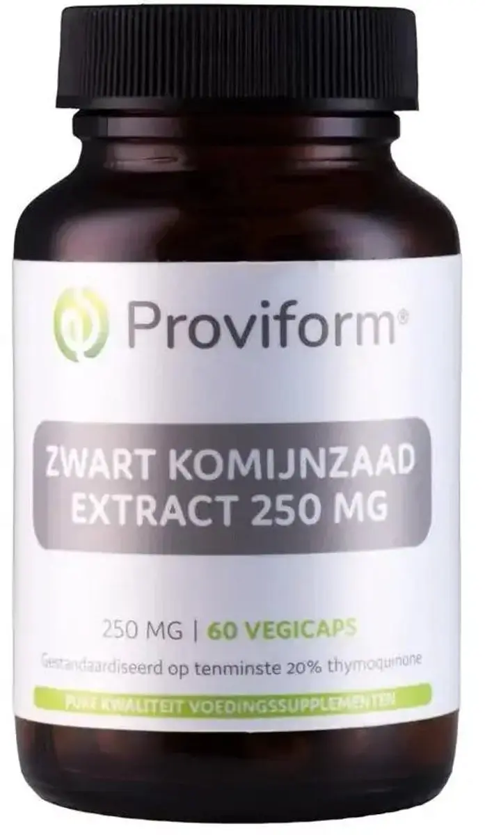 Proviform Zwart Komijnzaad 250mg Capsules - 60 Stuks